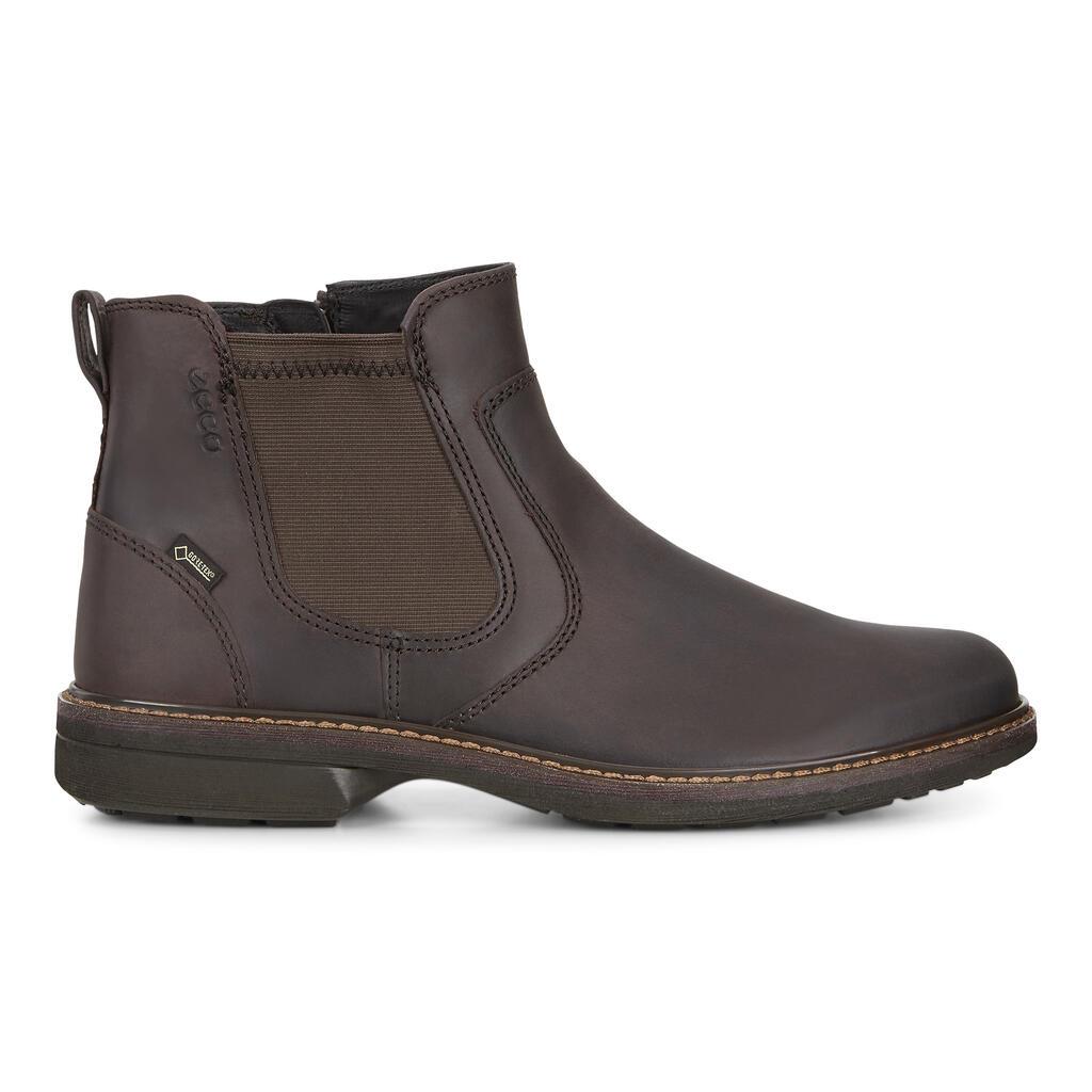 Ecco Turn Gtx Mens Chukka Boots Brown Sale - India UXY-596317